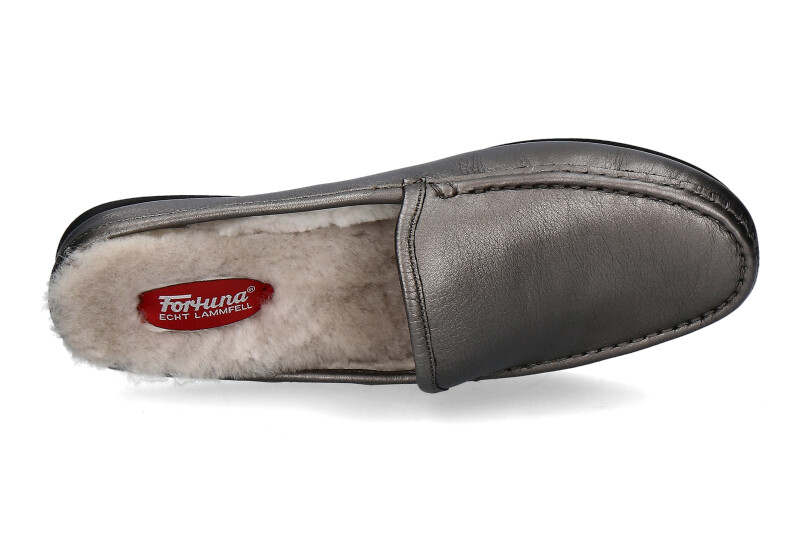 Fortuna Hauspantoffel LADY MOK METALIC PORO BRONCE (37 )