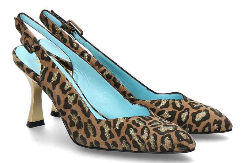 Thierry Rabotin Slingpumps MANIE NUBA OLIVE BROWN (36)