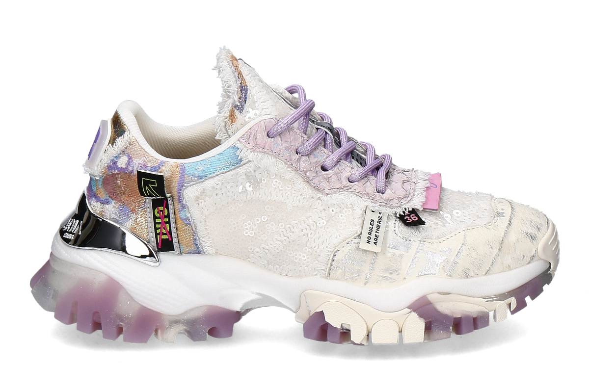 Joia Paris Damen- Sneaker COZY- weiß/ violett