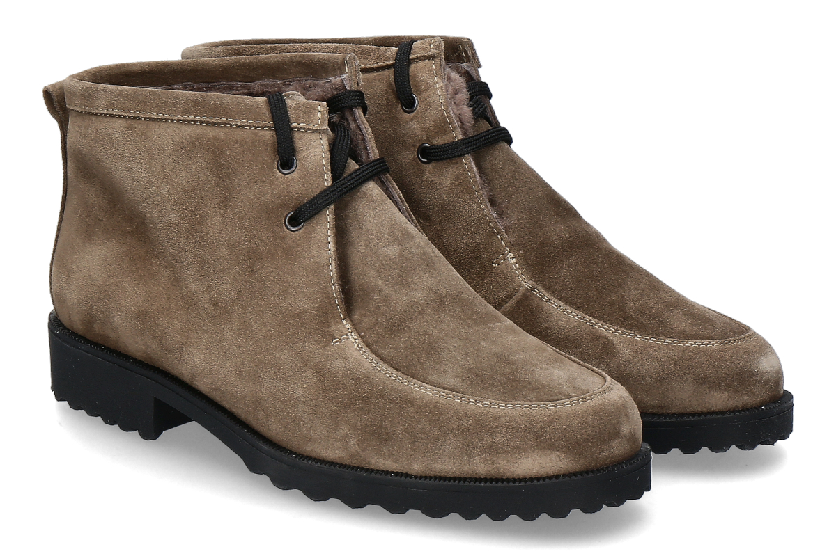 Brunate Schnüschuh gefüttert DANY SOFTY - kaki/grün