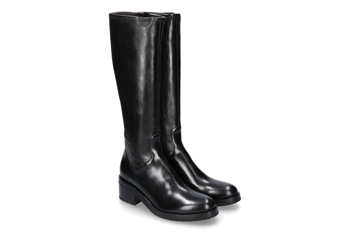 Truman's Stiefel VITELLO STRETCH- nero/ schwarz