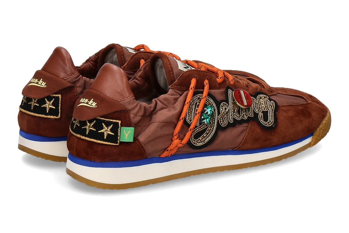 Nan-Ku Couture Damen- Sneaker EDX- coffee_232300095_2