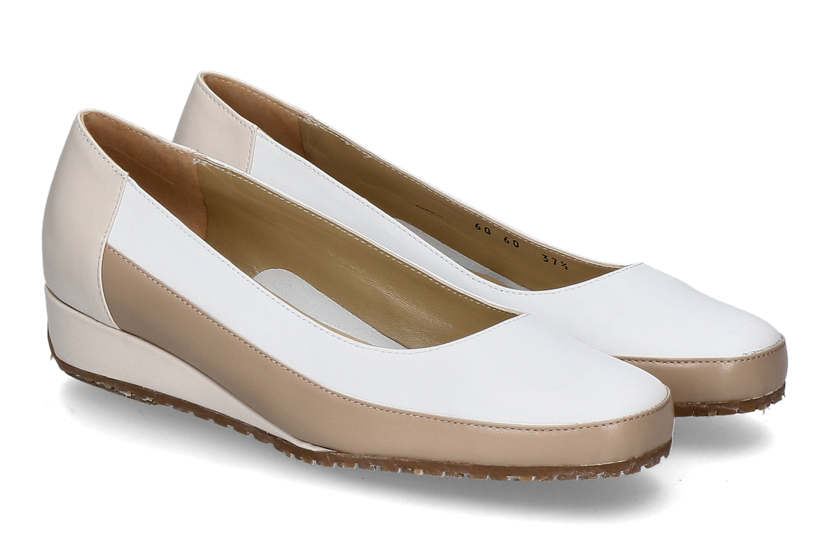 Bagnoli Slipper MONTE NOCCIOLA- beige/ creme/ weiss