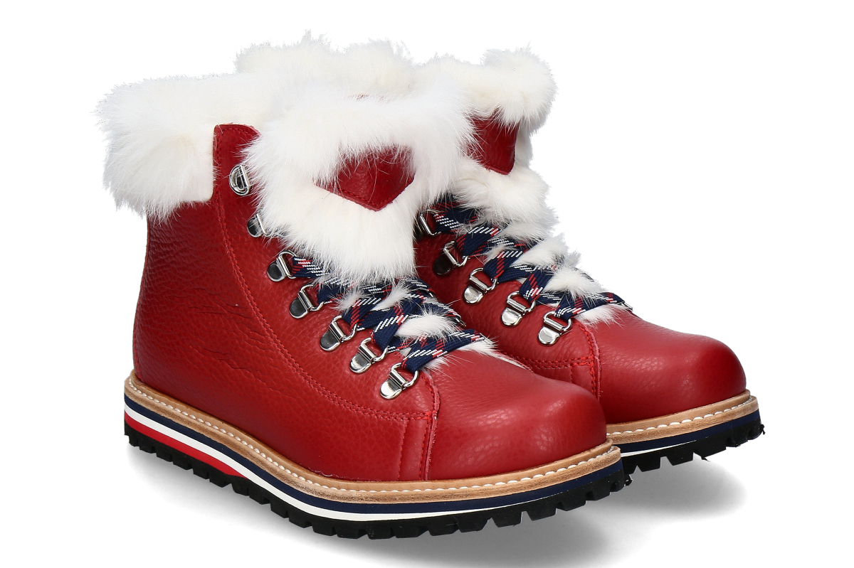Oscar Sport Damen Schnürboots gefüttert ARIEL- red/ rot