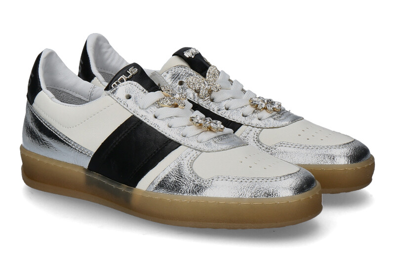 Mjus Sneaker NAPPA- argento/bianco/nero