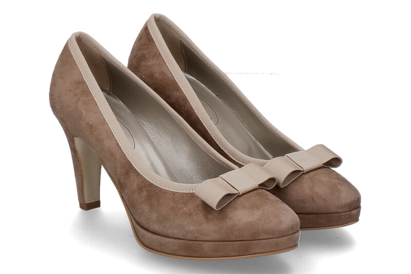 Dirndl + Bua Pumps ZIEGENVELOUR antikrosé