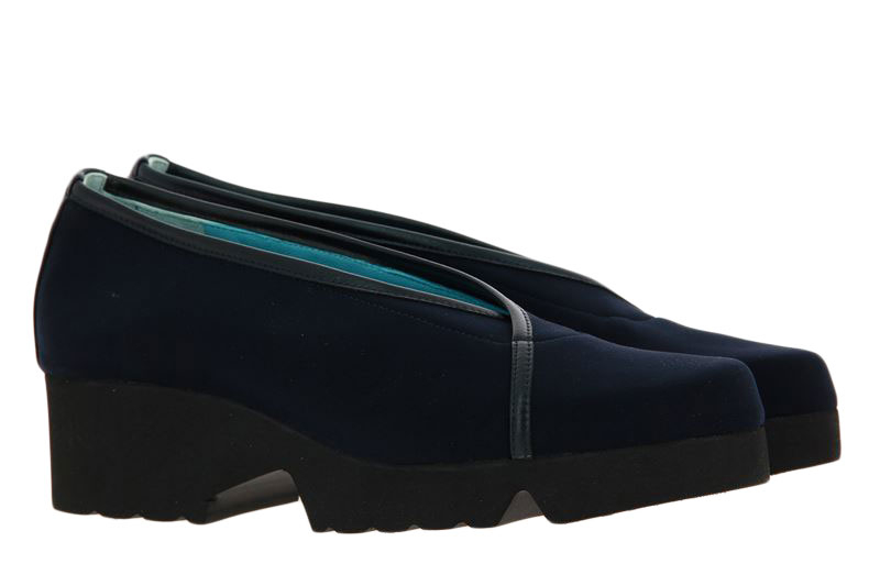Thierry Rabotin Slipper DORCAS NAPPA NERO SETA BLU (42)
