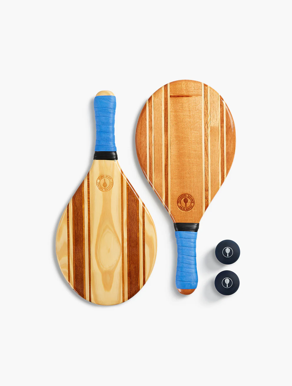 Frescobol Carioca Tennisschläger LEBLON BEACH BAT SET- blue/blau