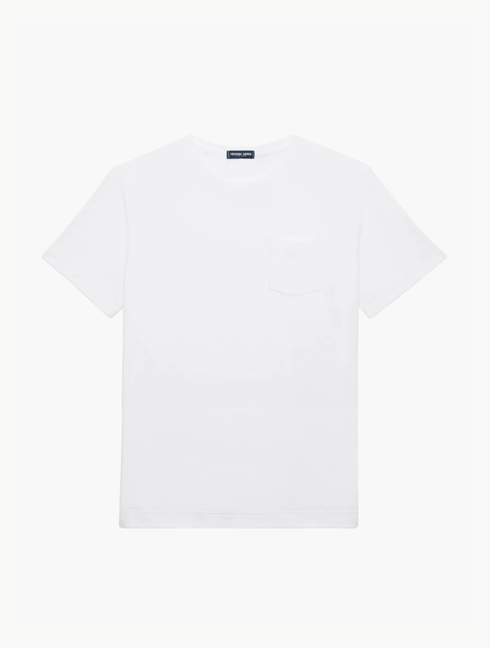 Frescobol Carioca Herren- T-SHIRT CARMO TERRY COTTON- white/weiss