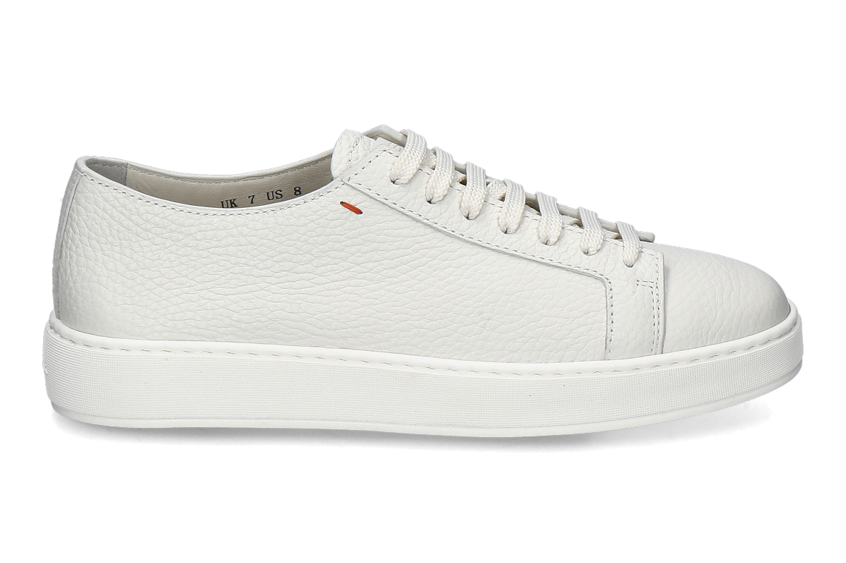 Santoni Herren- Sneaker BIKING- weiß/ white