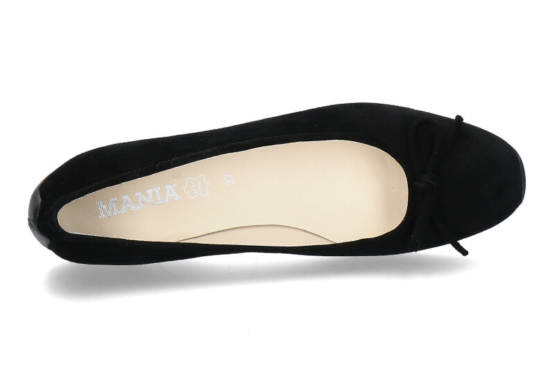 Mania Ballerina CAMOSCIO NERO (40½)