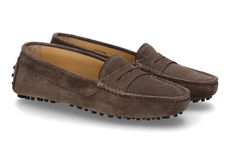 ScarpaRossa Mokassin 3051 VELOUR- tortora/braun