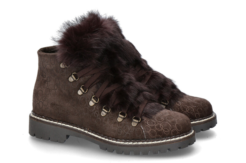 Oscar Sport Damen Schnürboots B-600-GU - t.moro / dunkelbraun