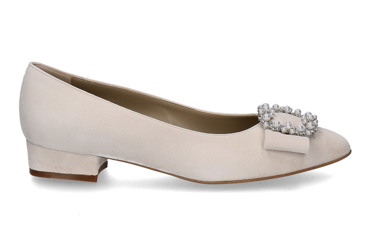 dirndl + bua Ballerina ZIEGENVELOUR- natur