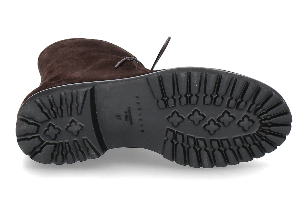 Unützer Schnür-Bootie gefüttert VELOUR 49- chocolate_262300046_5