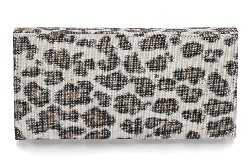 Brunate Clutch LINO PARD NAPPA NERO ACC ORO