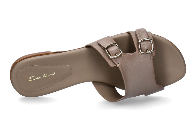 Santoni Damen- Pantolette FORESAW LEATHER- brown/braun