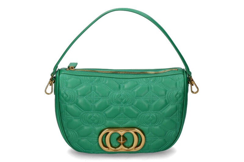 La Carrie Schultertasche LEATHER GREEN