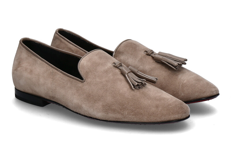 Fernando Pensato Loafer CLYDE CAMOSCIO TAUPE