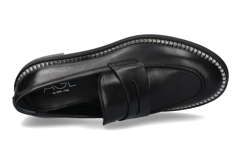 Attilio Giusti Leombruni Loafer SIRENA NAPPA- nero/ schwarz