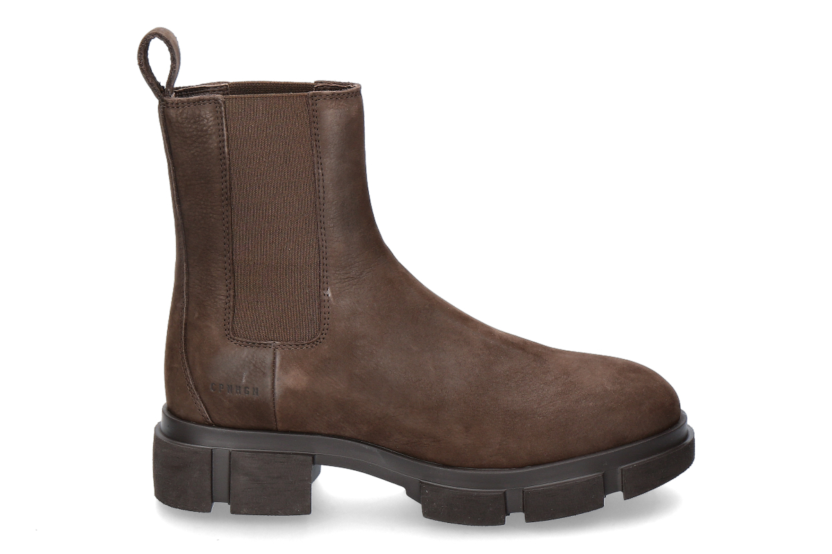 Copenhagen Studios Damen Chelsea Boot CPH570- nabuc chocolate/ dunkelbraun