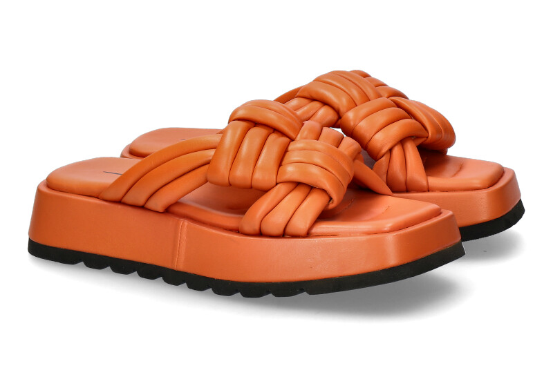 181 TAHITI Pantolette  NAPPA ARANCIO 