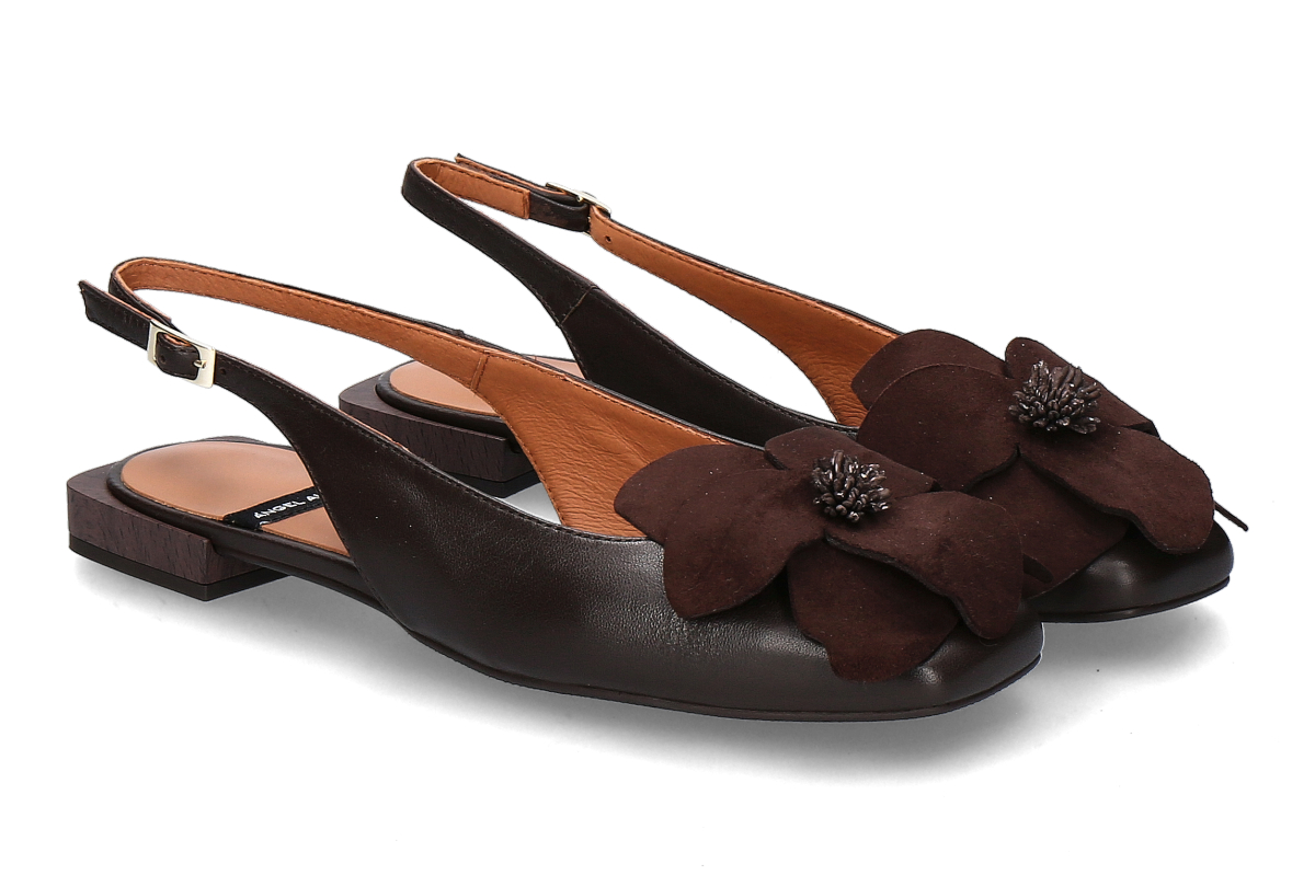 Angel Alarcon Slingballerina ROSINA- dunkelbraun/ dark brown