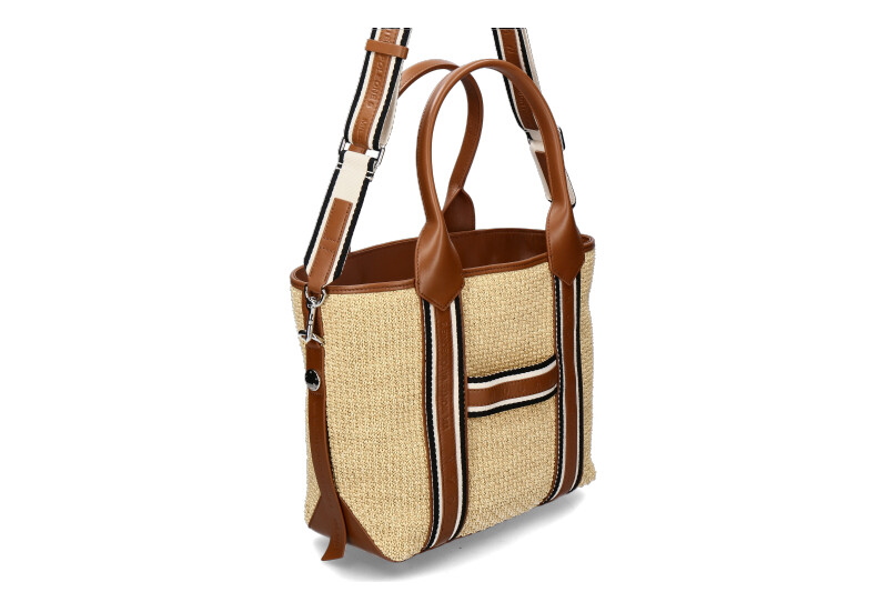 Hogan Shopper SCRIPT SHOPPING MEDIA RAFFIA- cognacbraun