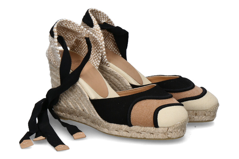 Castaner Keilsandale Casey TOSTADO MULTICOLOR