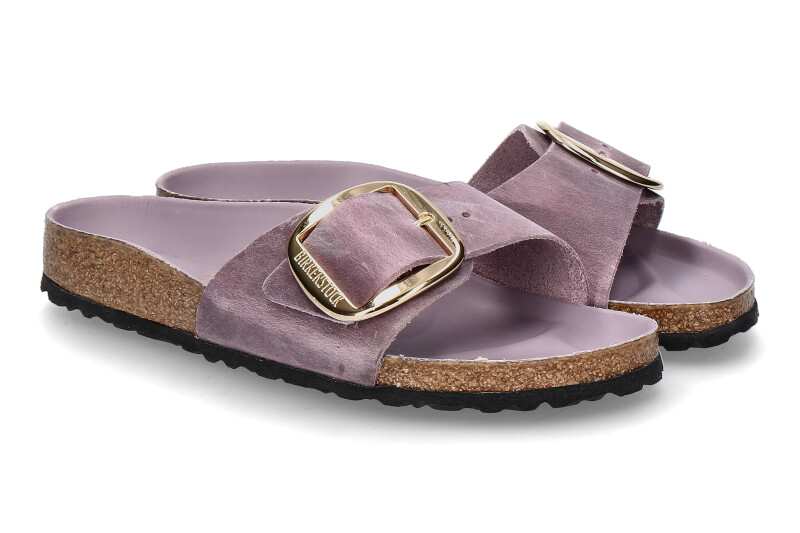 Birkenstock Pantolette SCHMAL MADRID BIG BUCKLE- lavender/ lila