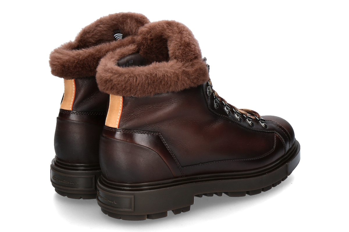 Santoni Herren Schür-Boots FARCRY gefüttert- dark brown_152300036_2