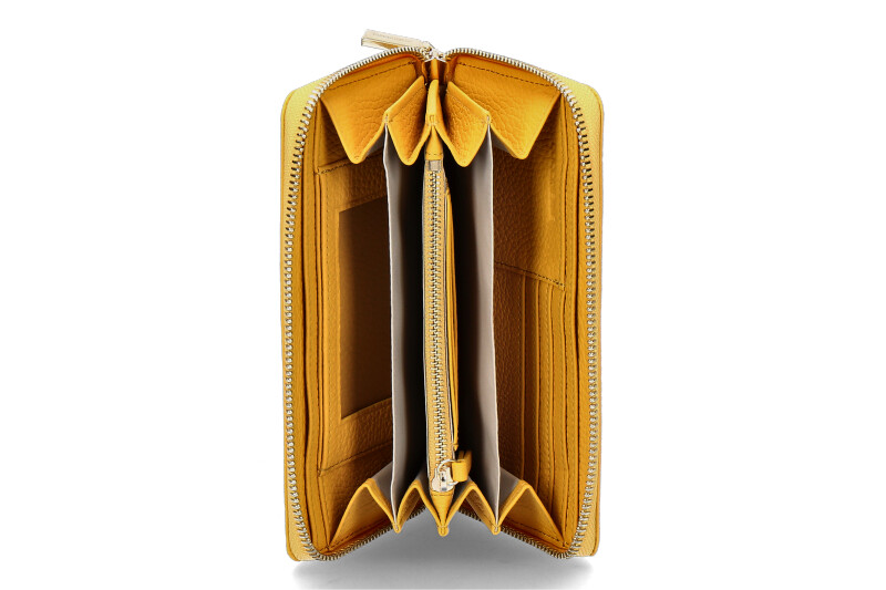 Coccinelle Portemonnaie GRAINED LEATHER METALLIC GOLD SOFT- soleado/gelb