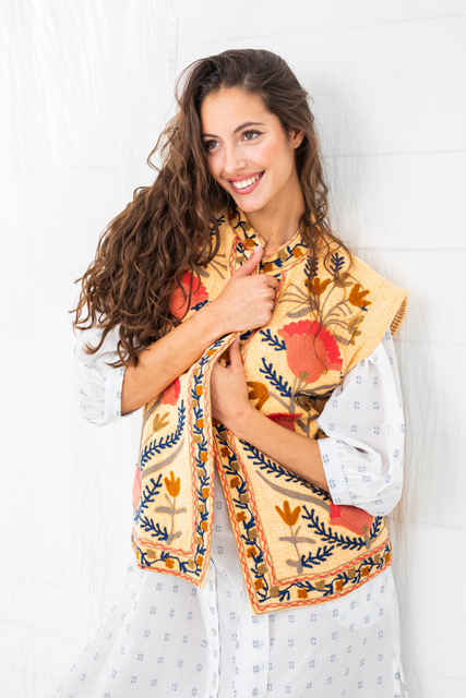 sweetdreams Ibiza Weste KASMIRI- yellow/gelb