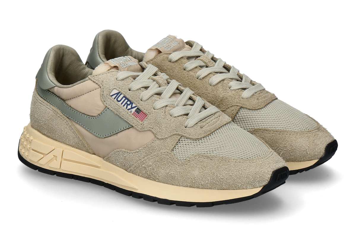 Autry Herren- Sneaker REELWIND SUEDE NYLON UT48- sponge- sea grass/ hellgrün