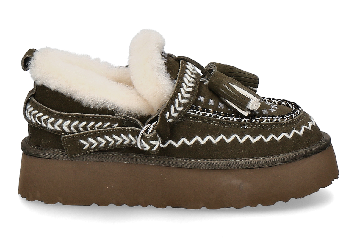 Nan-Ku Couture Bootie gefüttert DFH13 - verde/grün