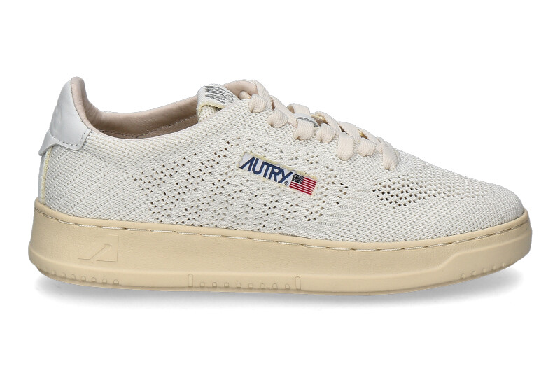 Autry Damen- Sneaker EASEKNIT KNIT/LEATHER- weiss/ivory
