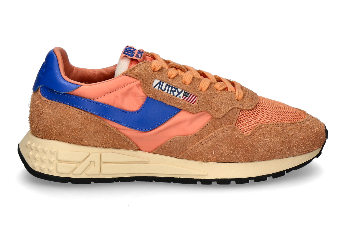 Autry Herren- Sneaker REELWIND SUEDE NYLON UT38- orange/ blue