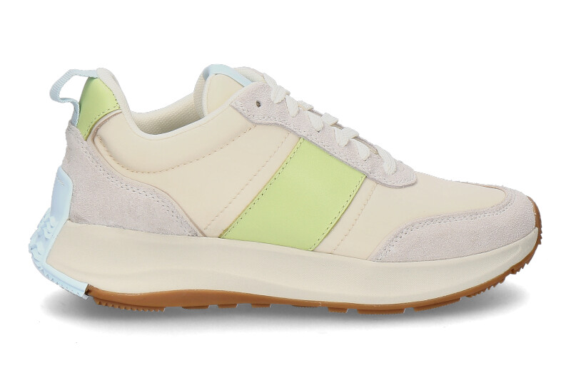 Fitflop Sneaker F-MODE FLOW FARBIC SUEDE LEATHER- lime mix