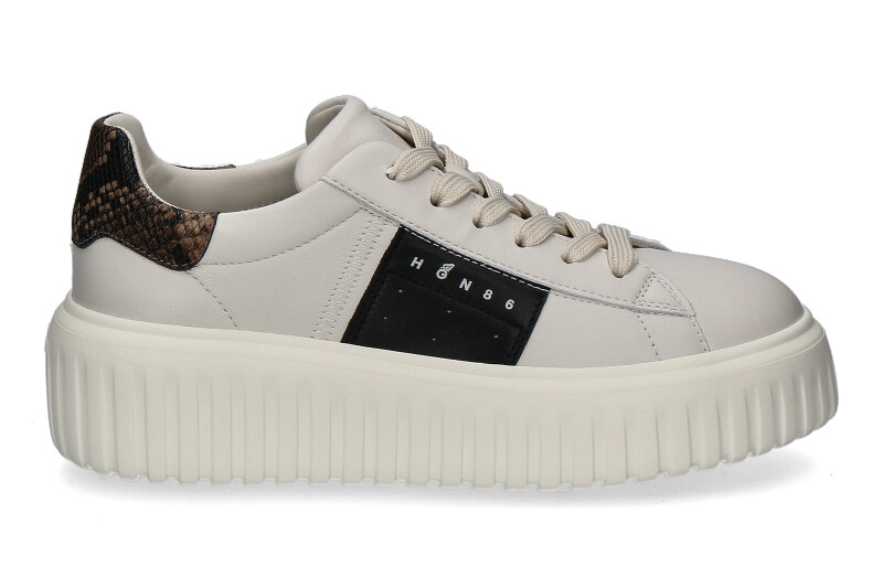 Hogan Damen- Sneaker H-STRIPES ALLACCIATO FASCIA LOGO- hellbeige