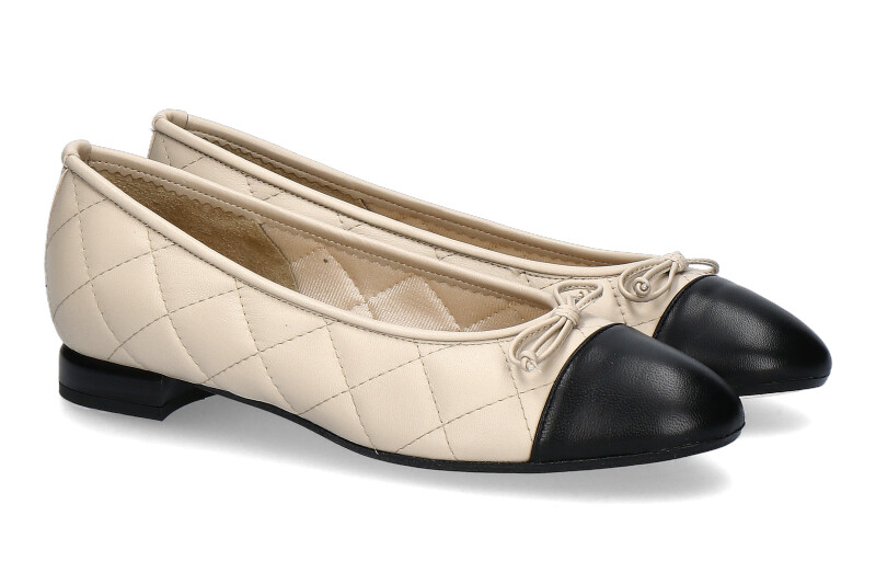 Brunate Ballerina FLEX NAPPA- nero/ schwarz- beige