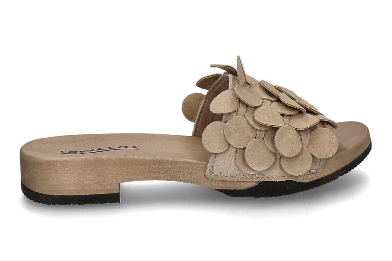 Softclox Pantolette BELLA KASCHMIR- taupe/hazelnut