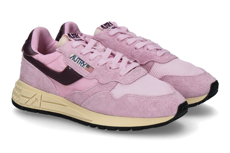 Autry Damen- Sneaker REELWIND SUEDE- roseate/rosa