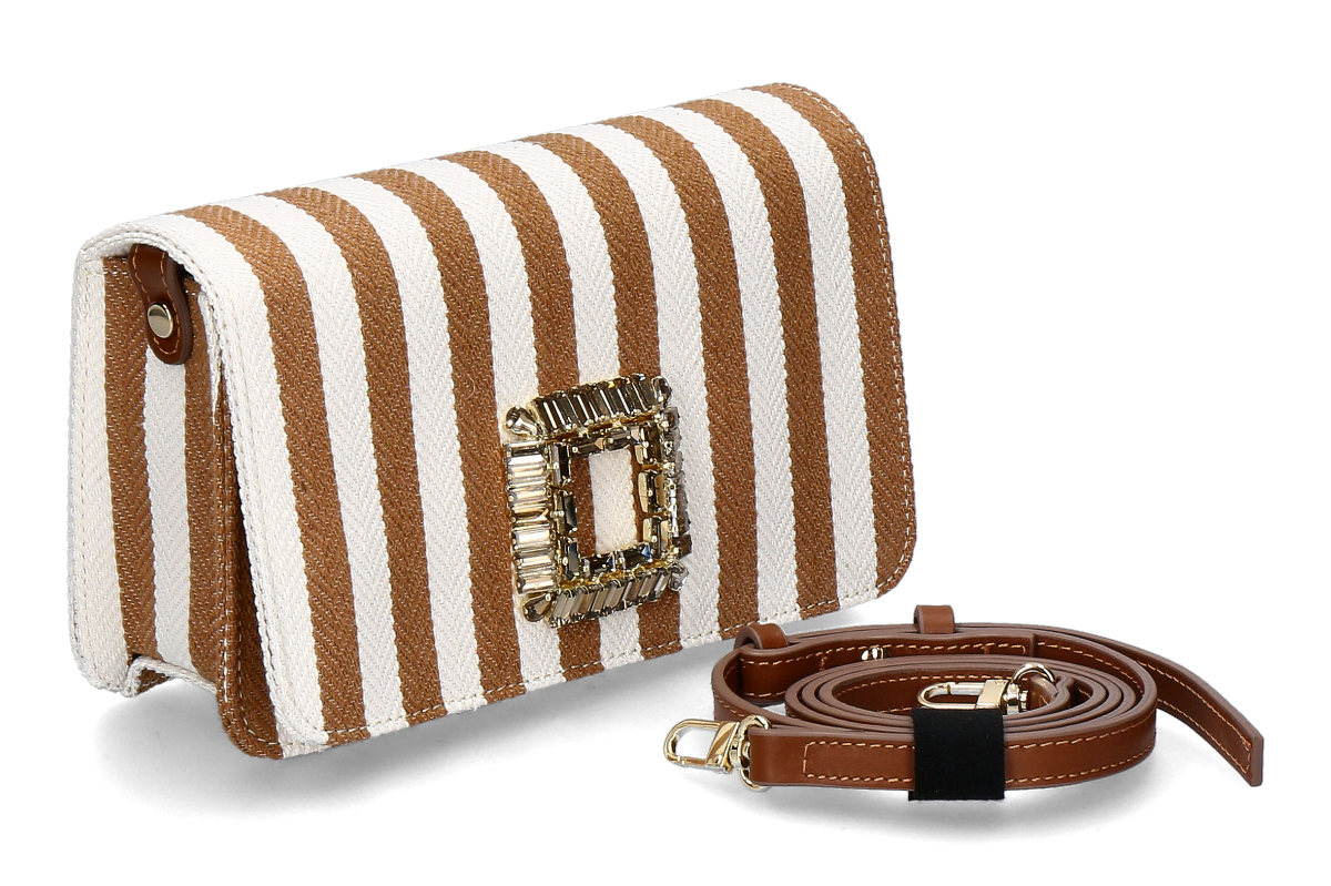 Roberto Festa Schultertasche ANZALEA SUMMER- sand/ weiß