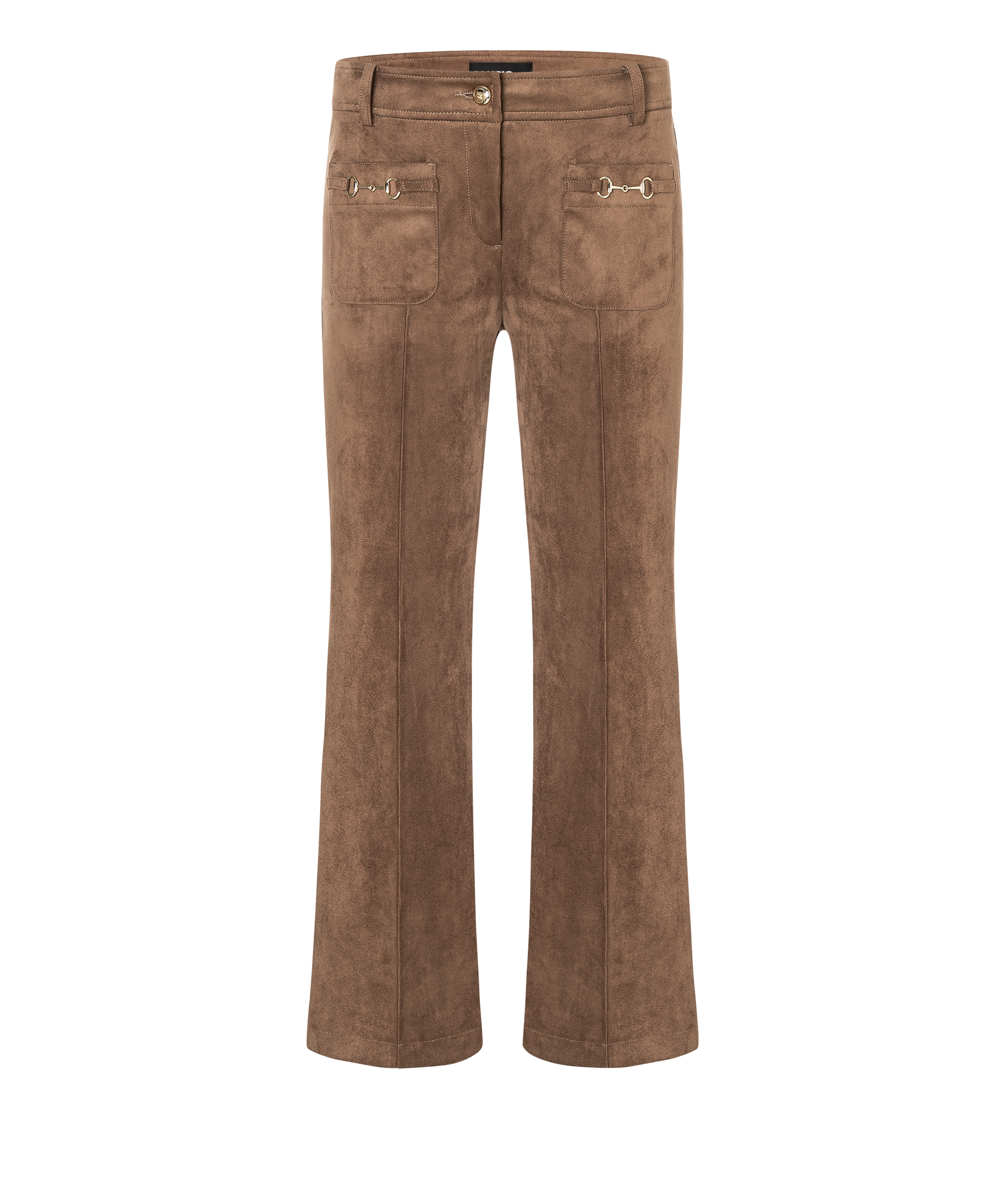 Cambio Stoffhose FARAH PATCHED POCKET- mocca mousse/ hellbraun