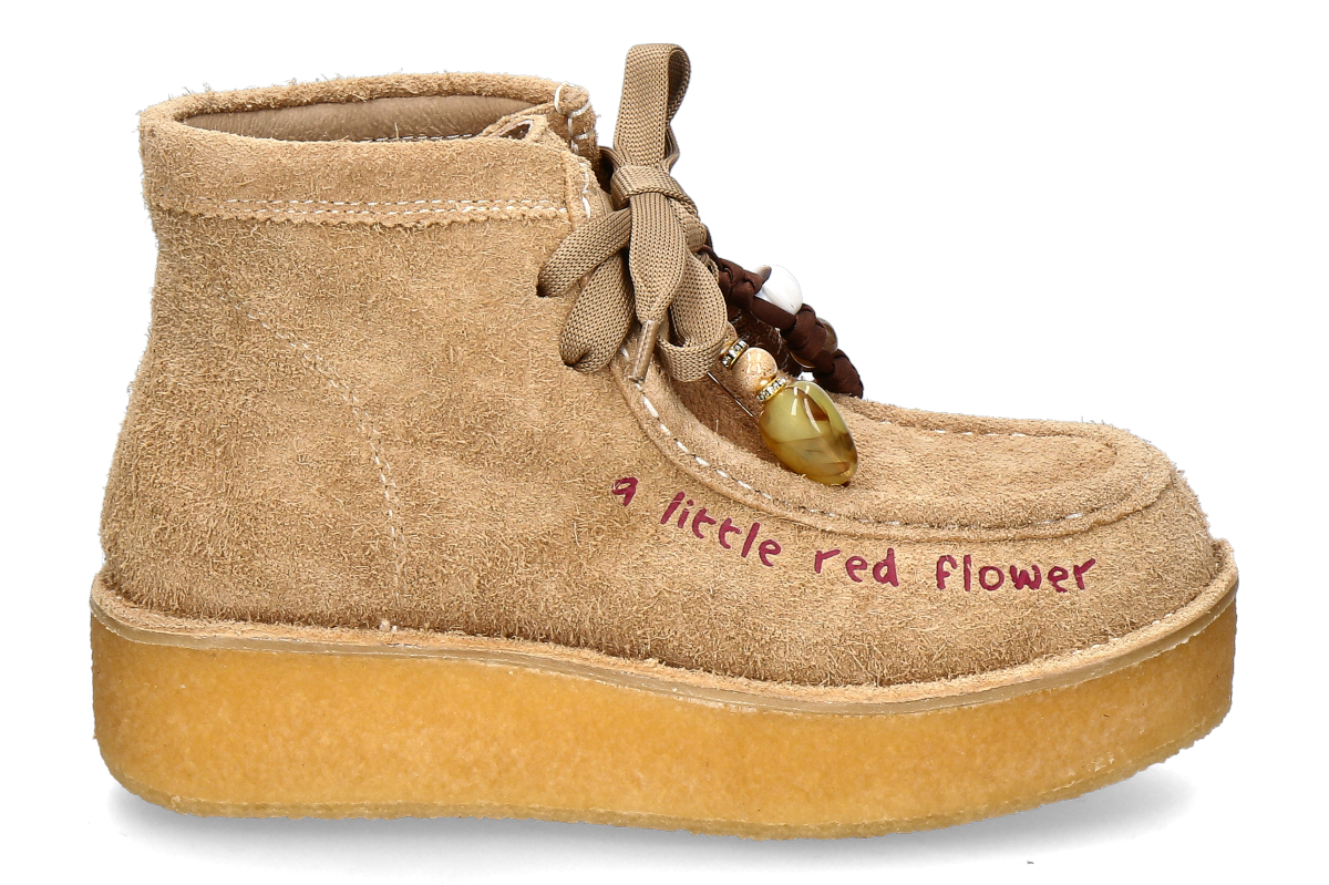 Nan-Ku Couture Bootie EFK03 - camel/ hellbraun