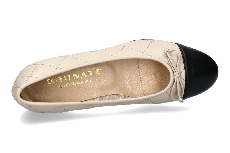 Brunate Ballerina FLEX NAPPA- nero/ schwarz- beige