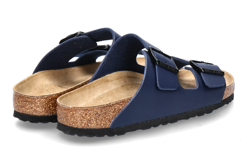 Birkenstock Pantolette ARIZONA SCHMAL BIRKO-FLOR BLAU (44)