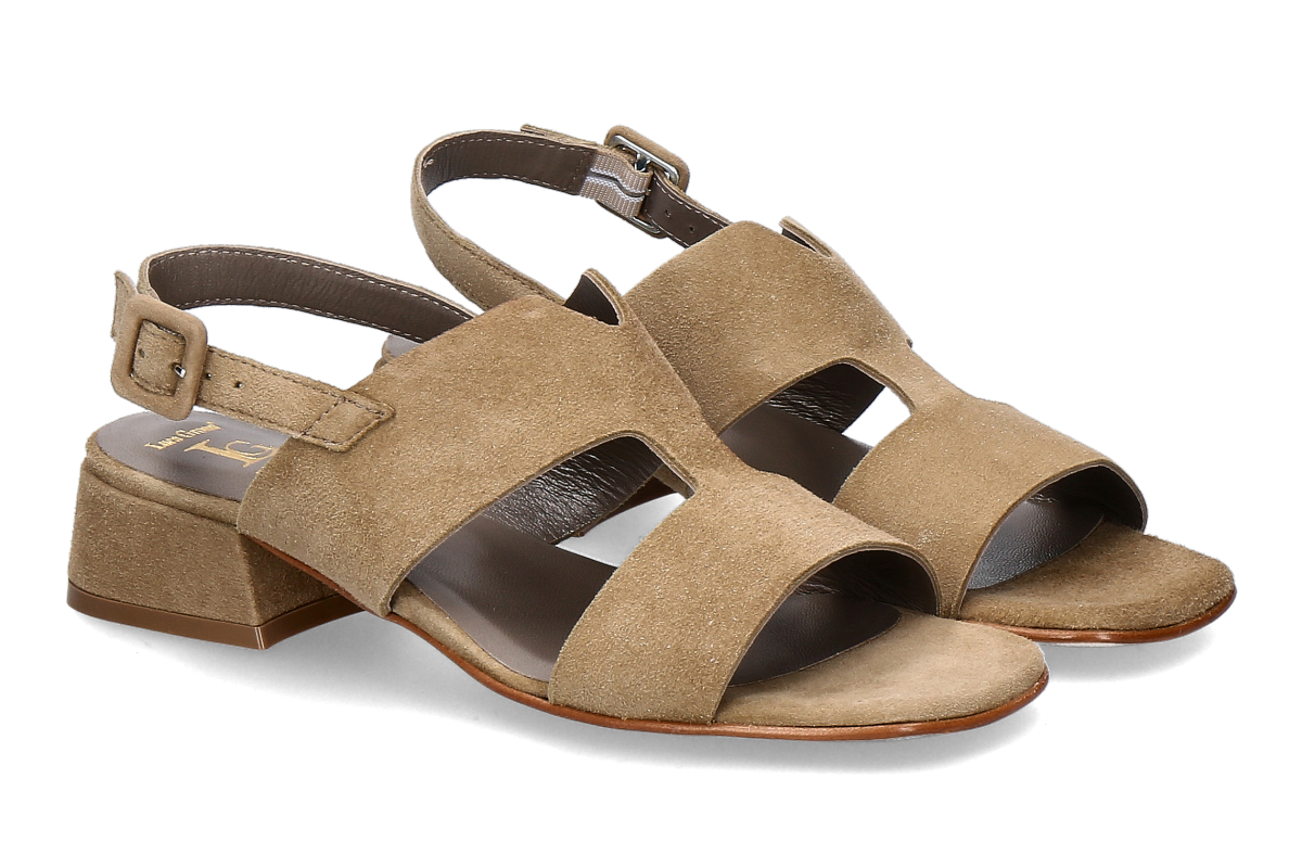 Luca Grossi Sandale CAMOSCIO FANGO- braun