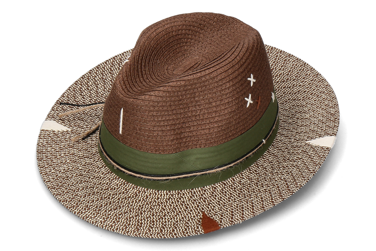 The Hat Gang Strohhut IBIZA- marrone/ beige-braun