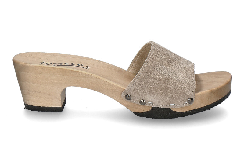 Softclox Pantolette KELLY KASCHMIR- taupe/hazelnut